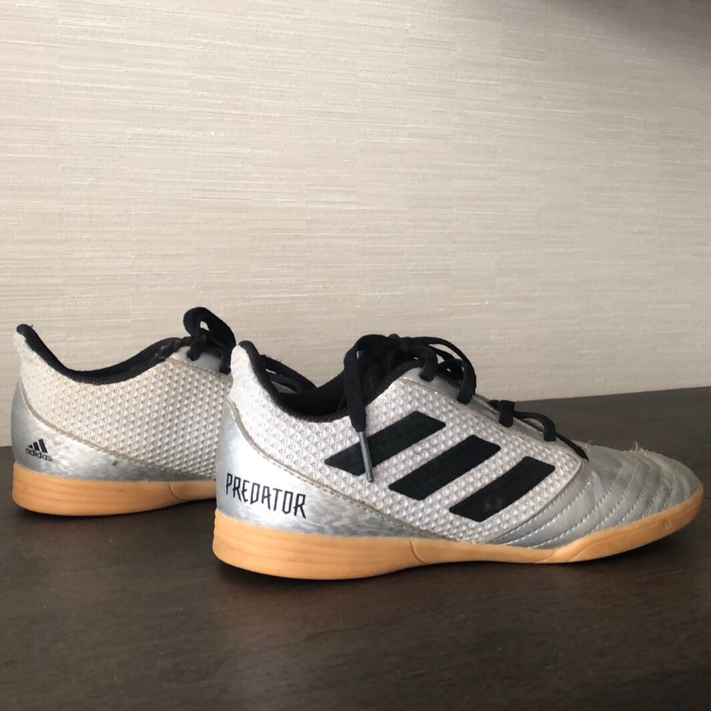 Gently worn youth Adidas Sala soccer shoes